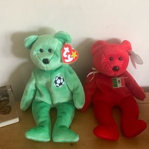 Beanie Babies2pk Osito/Kicks